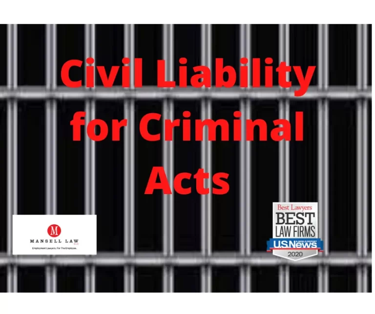 Ohio Civil Claims For Criminal Acts